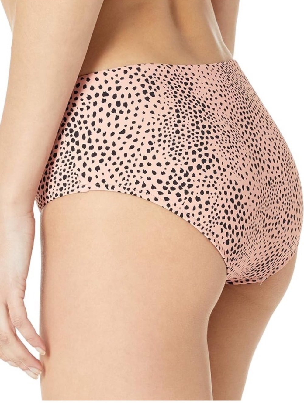 Seafolly Safari Spot Bikini Bottom 14 NWT Full Coverage Mid Rise Leopard Swim - Picture 2 of 5